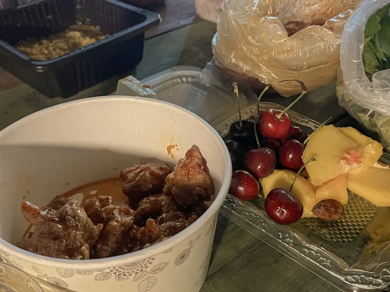 경주-늘시원펜션-수영-후-저녁-식사